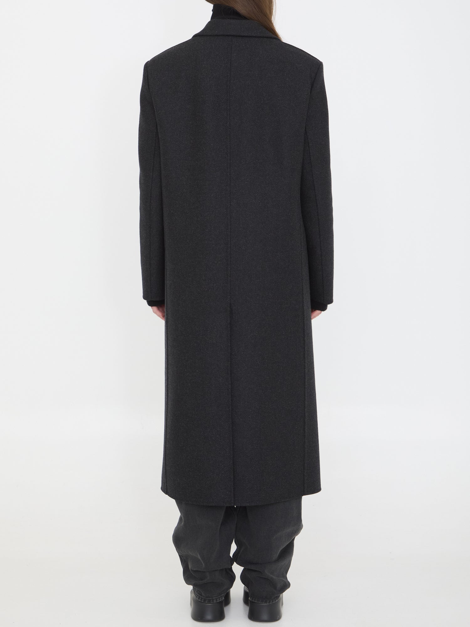 THE ROW 4 hariet coat in virgin wool and cashmere
