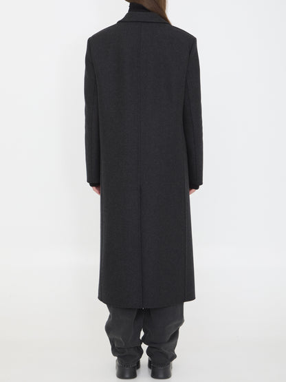 THE ROW 4 hariet coat in virgin wool and cashmere