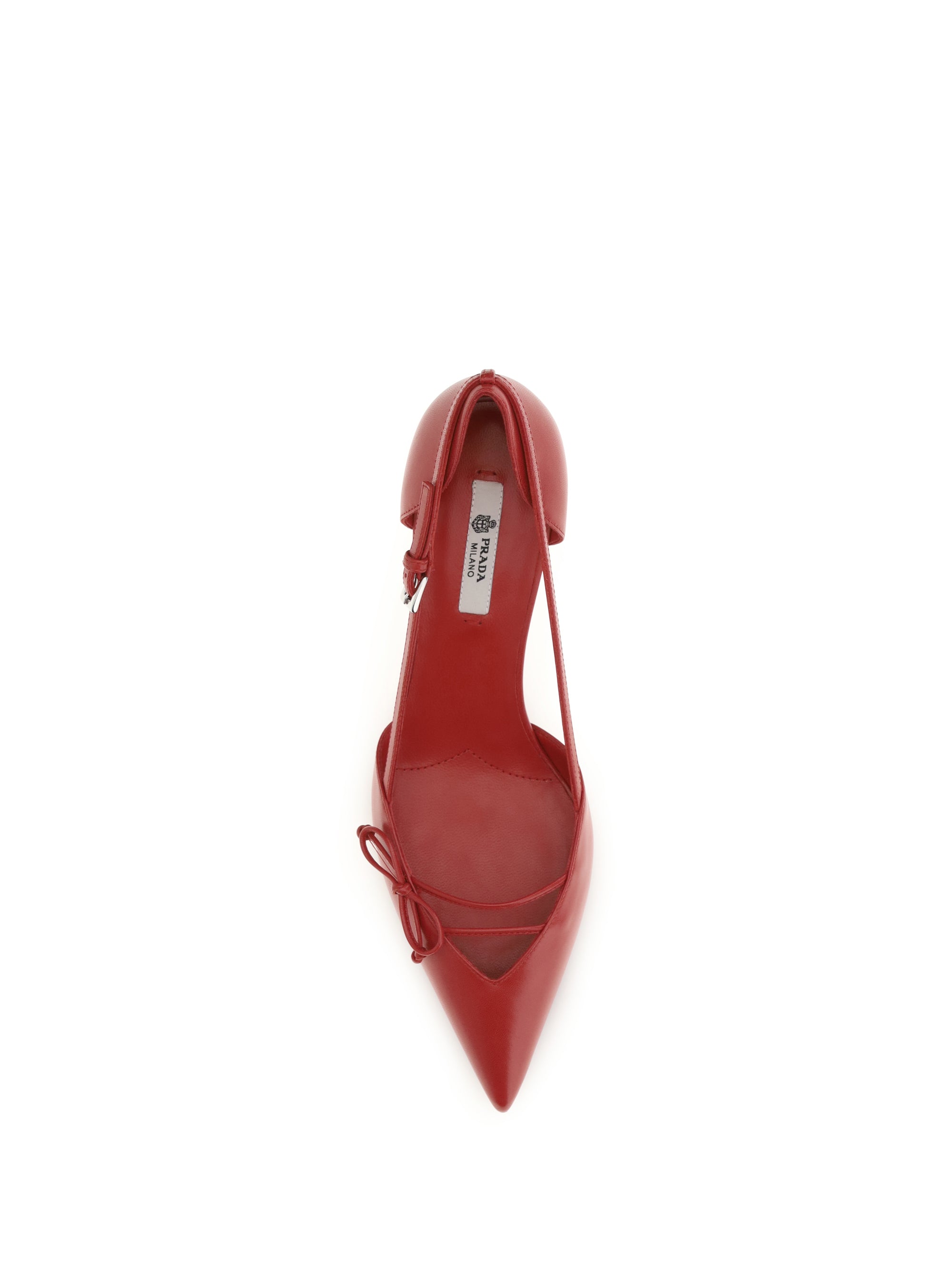 side-cut leather pumps