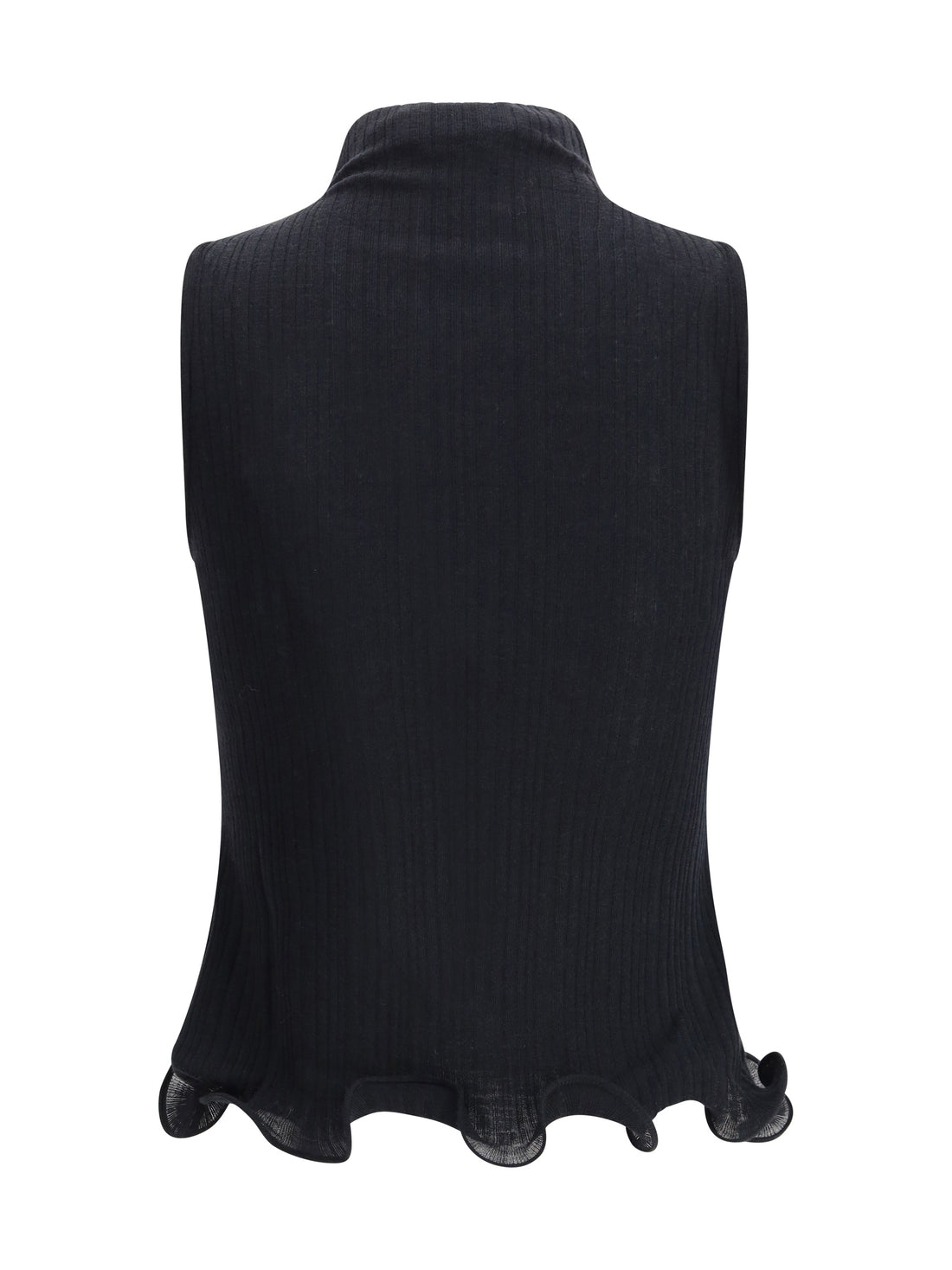 FENDI 40 sleeveless virgin wool top