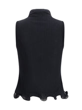 FENDI 40 sleeveless virgin wool top
