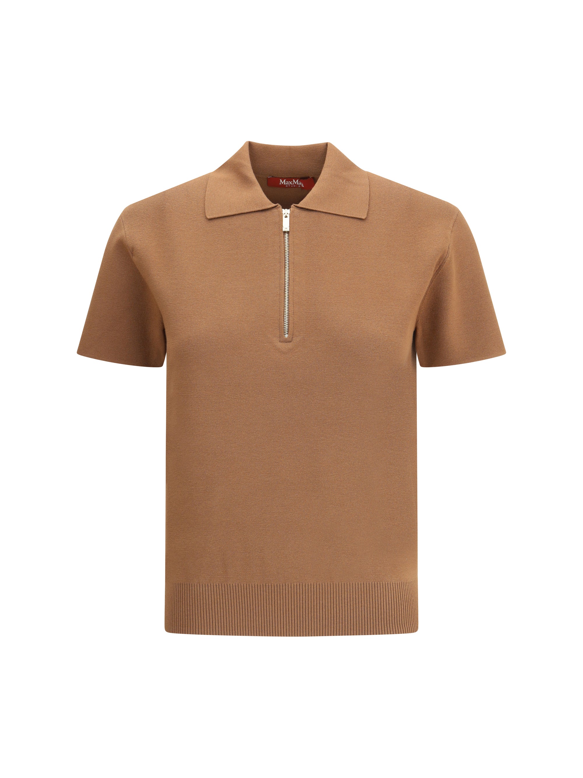 MAX MARA STUDIO S teti zip polo shirt