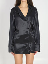 THE ATTICO 40 black mini dress