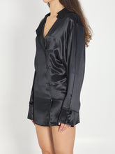 THE ATTICO 40 black mini dress