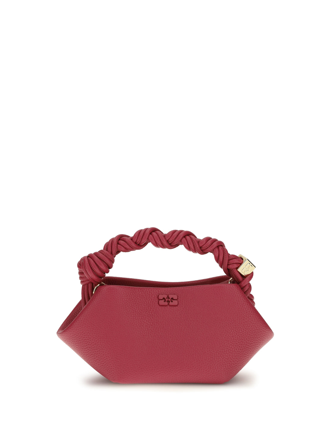GANNI OS bou handbag in grained leather