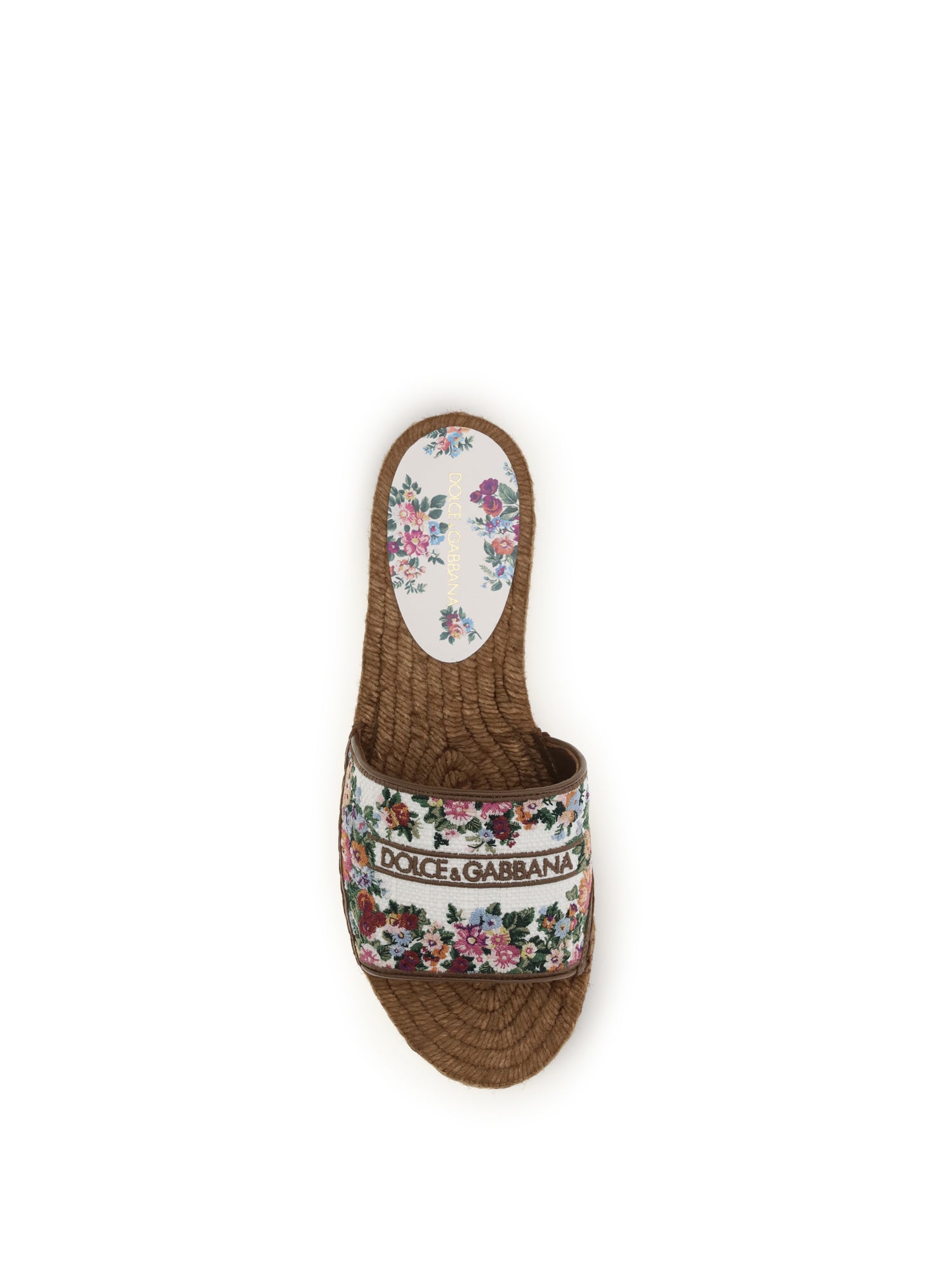 DOLCE &amp; GABBANA 36 embroidered espadrille sandals
