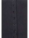 reversible cashmere button sweater