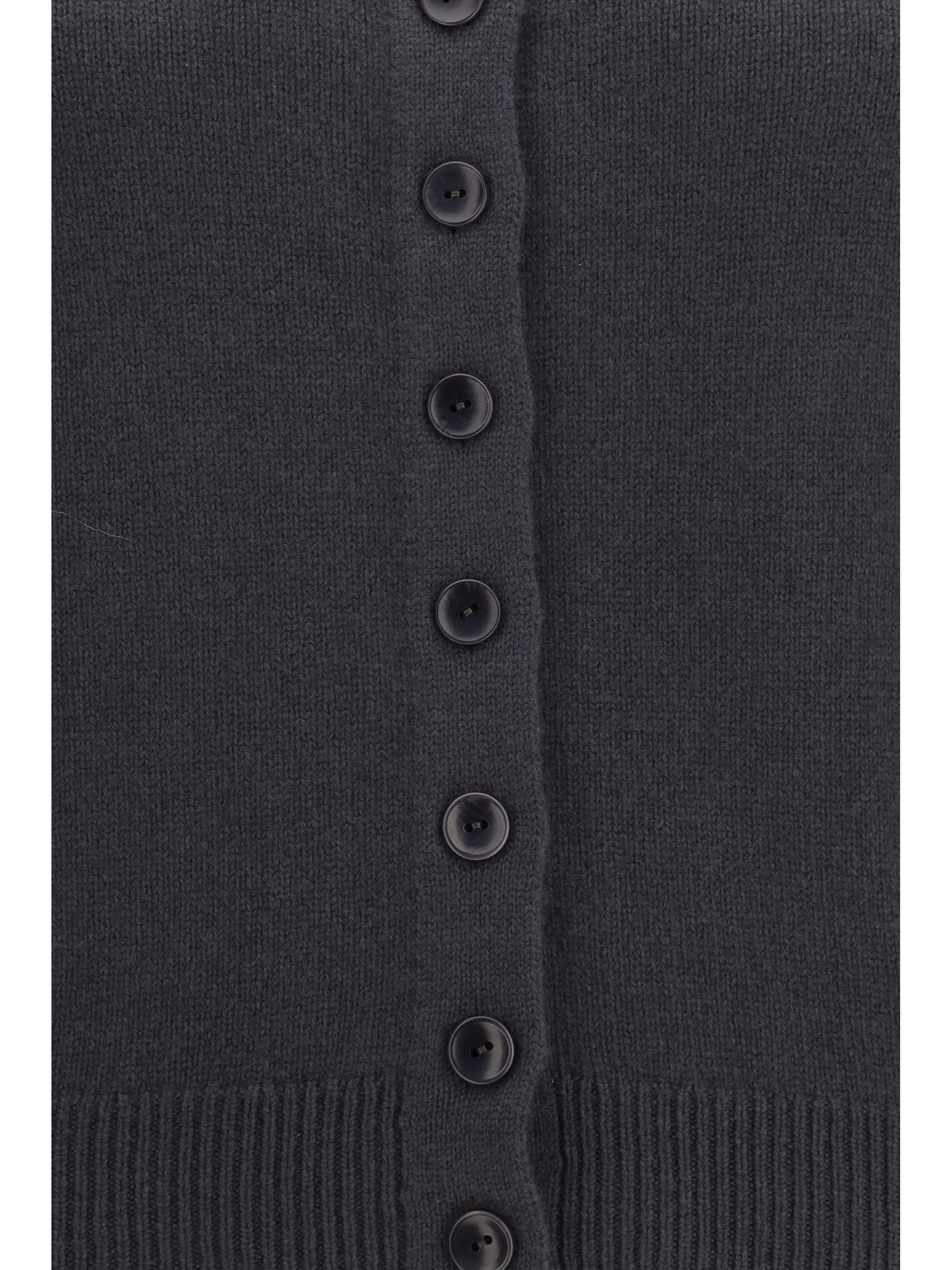 reversible cashmere button sweater