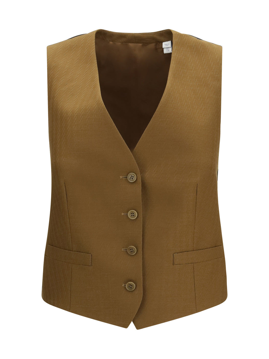 BURBERRY 8 textured wool and mohair sleeveless vest