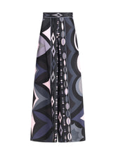 PUCCI 40 silk wide leg pants