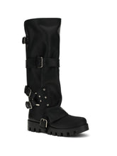 DOLCE & GABBANA 36 rubber and leather high boots