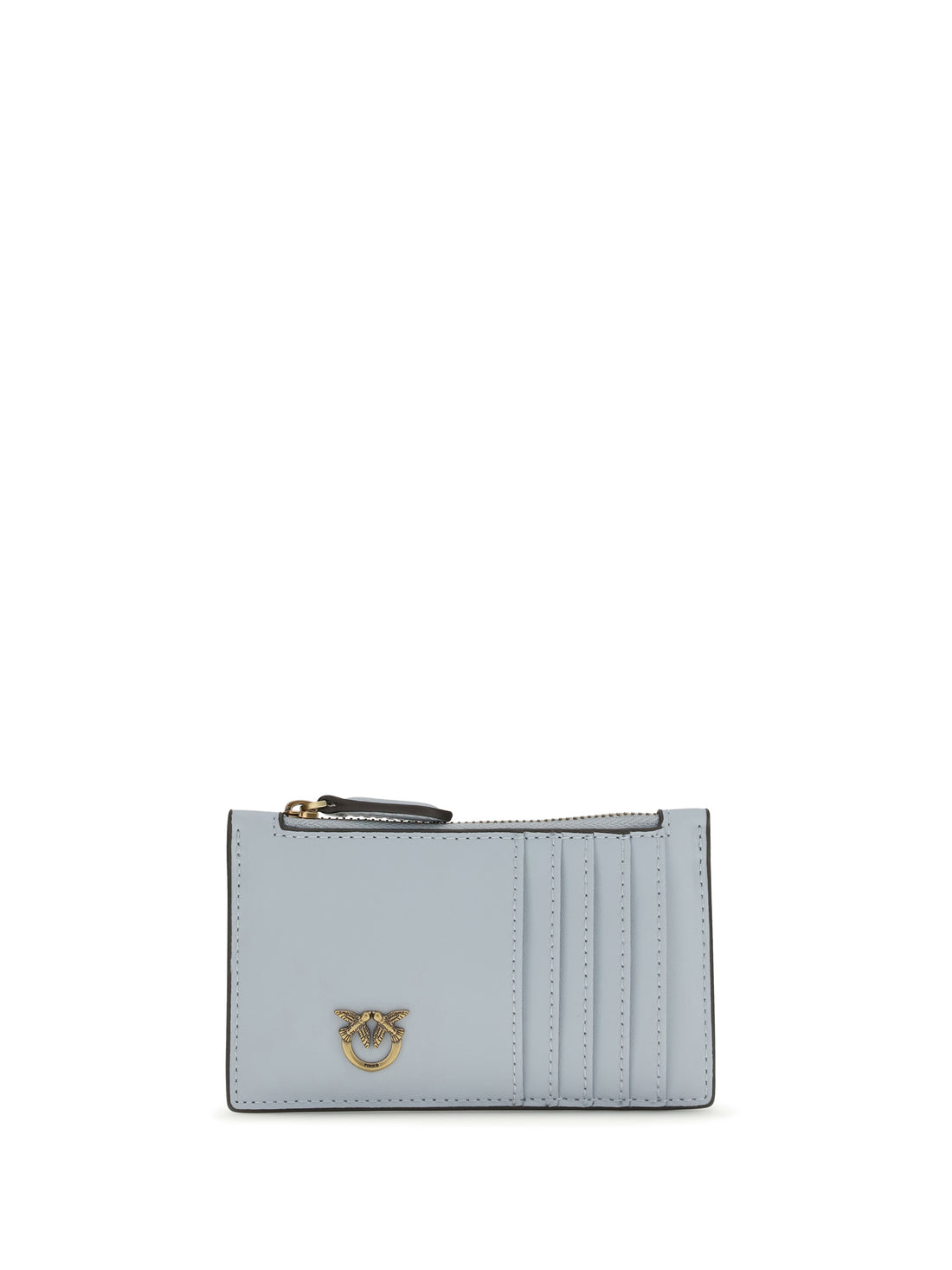PINKO OS airone leather cardholder