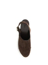 jeannette wedge clogs in glossy calfskin