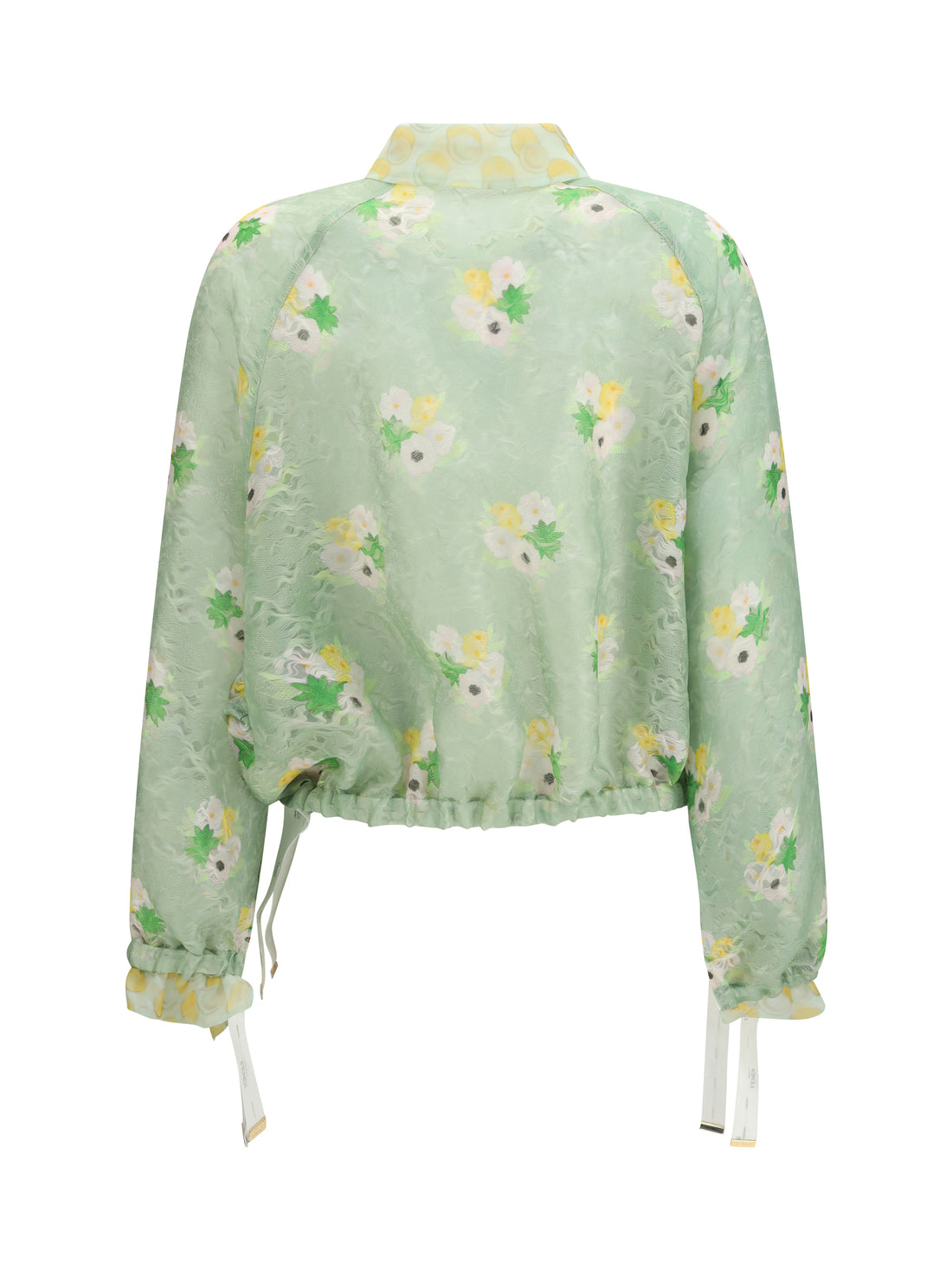 FENDI 40 organza lace jacket