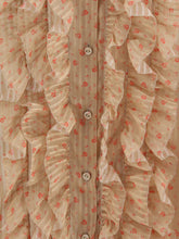 KRISTINA TI 40 rouches silk blouse