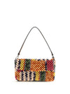 multi bayadere stripe shoulder bag
