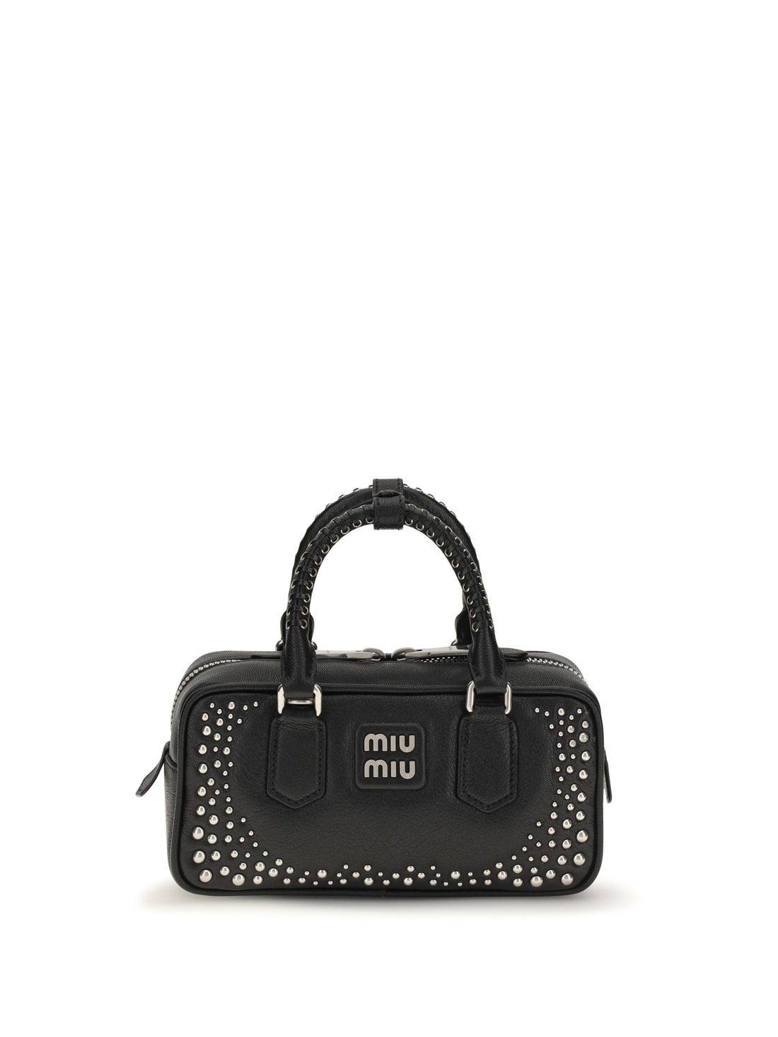 MIU MIU OS arcadie studded leather handbag