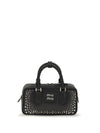arcadie studded leather handbag