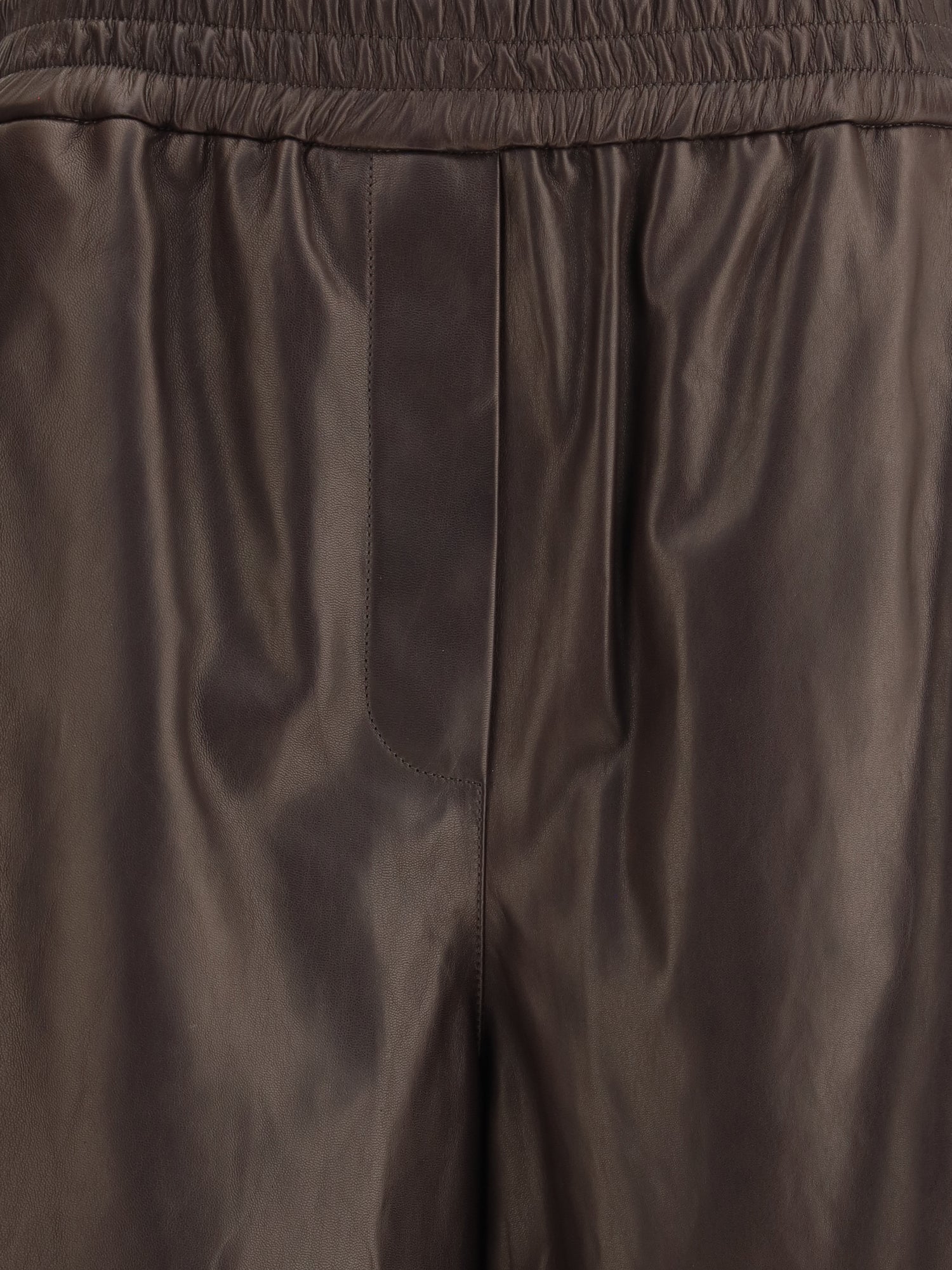 GIORGIO ARMANI 42 lambskin nappa leather pants