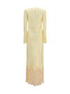 long viscose dress