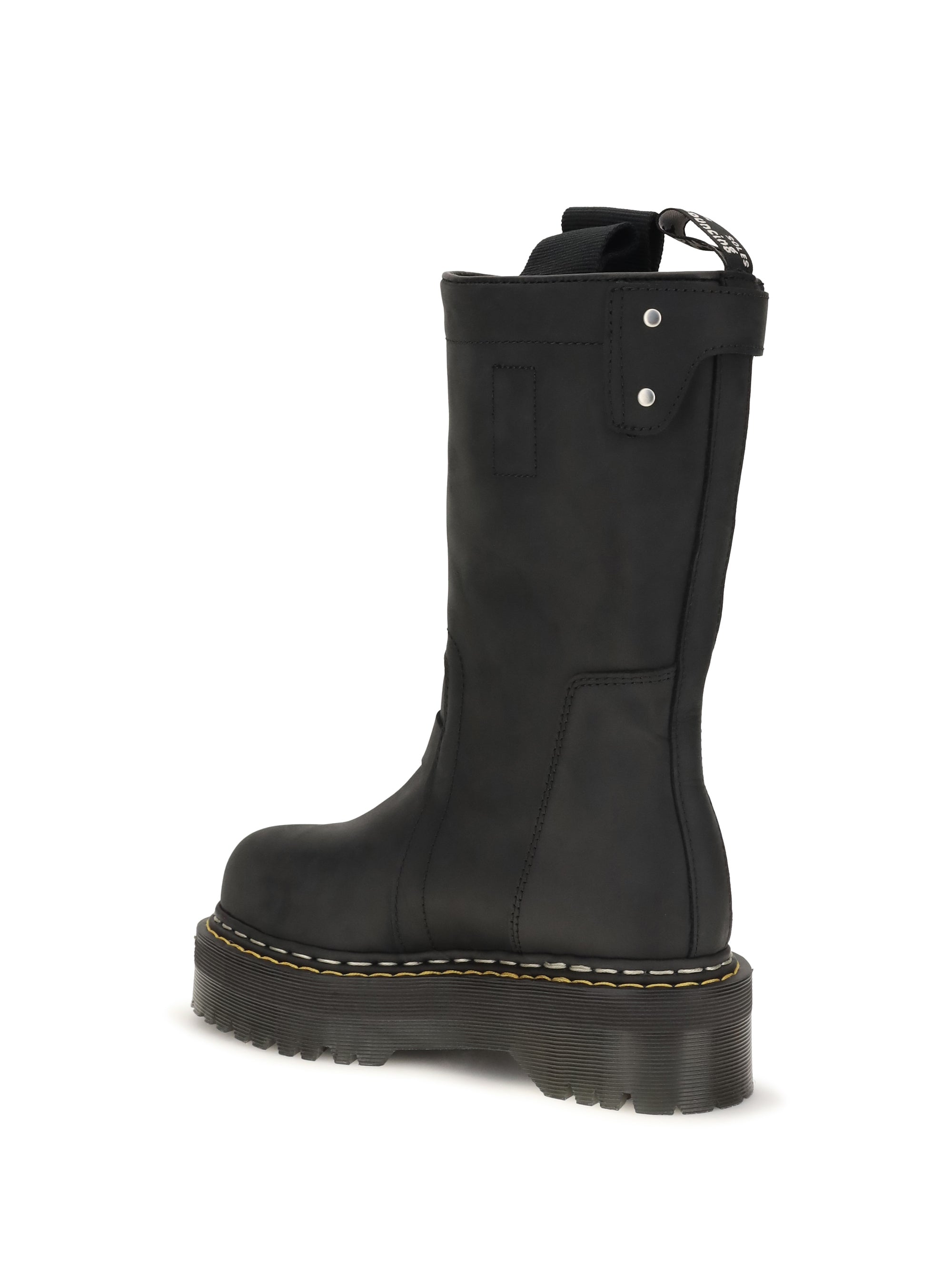 quad sole pull on boots