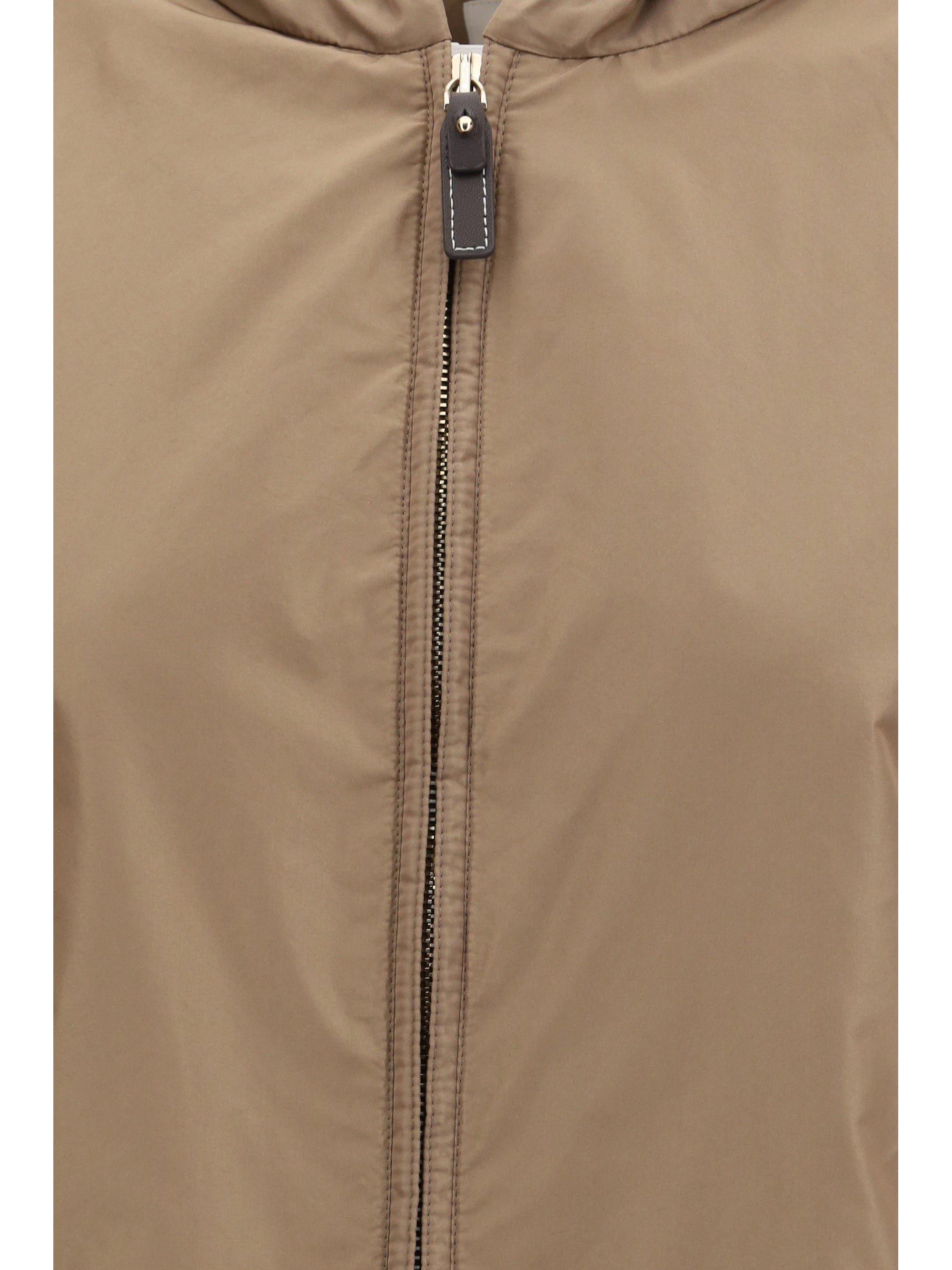 water-repellent taffeta blouson
