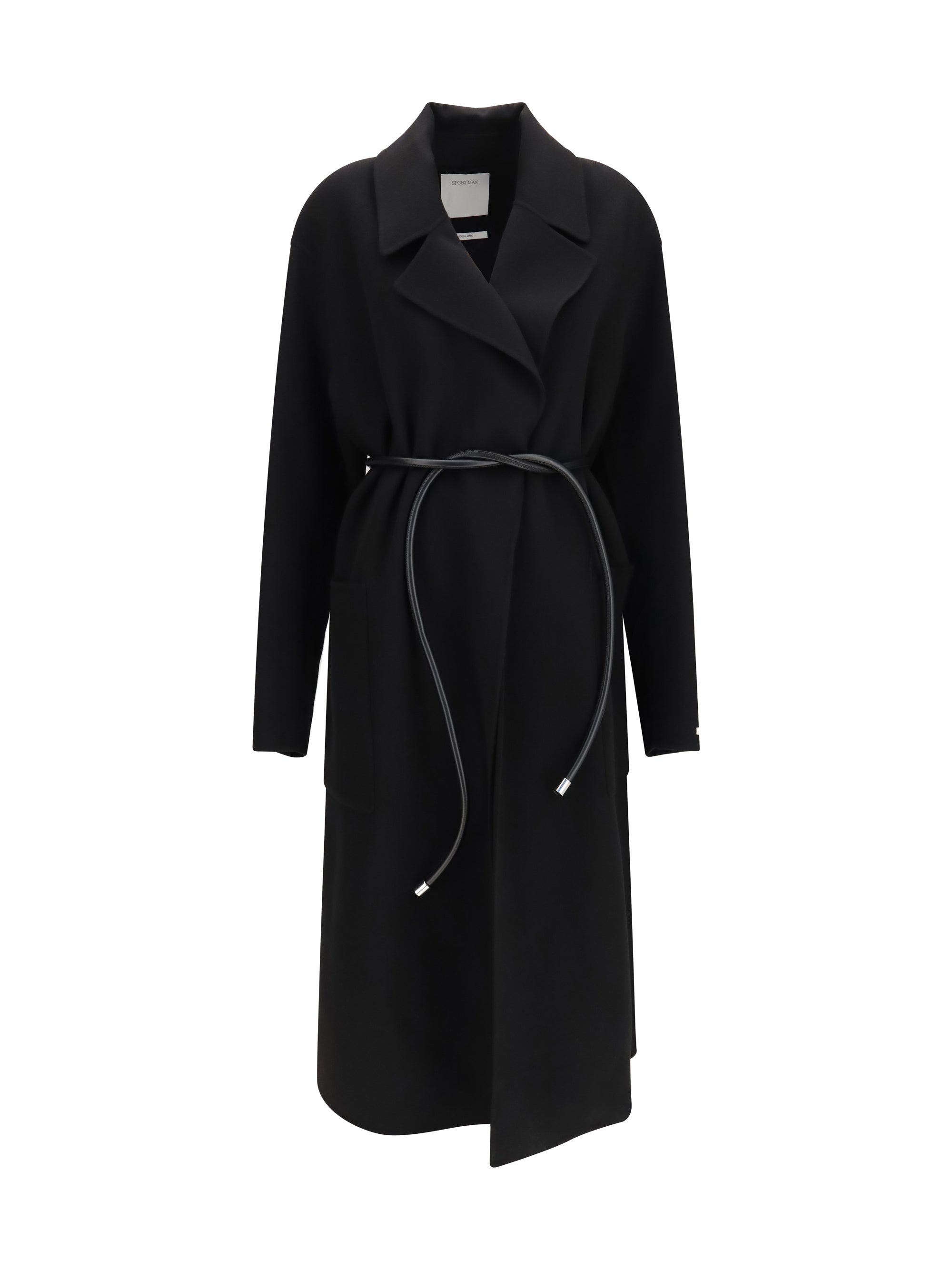 zannata oversized wool double coat