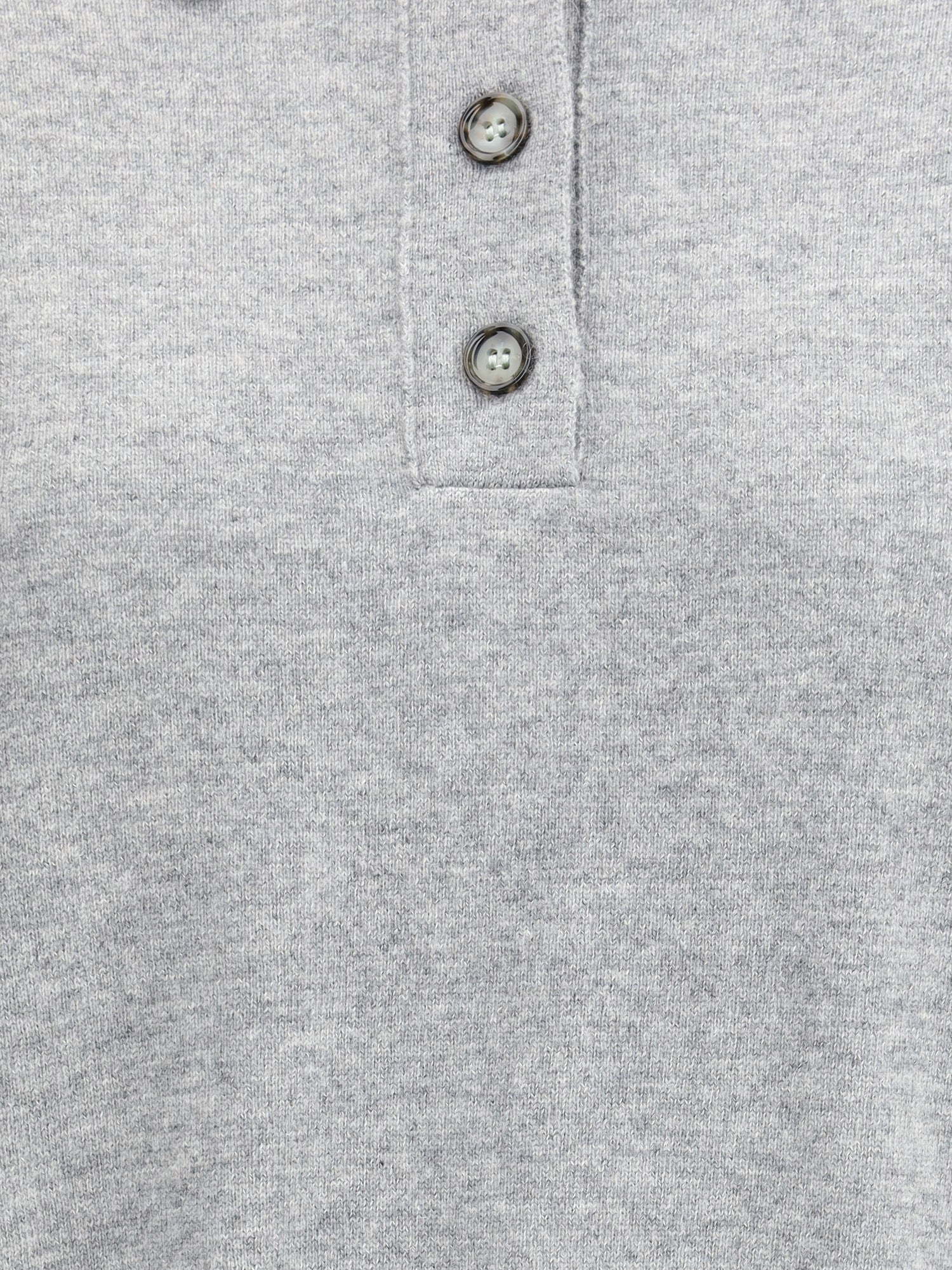 ALLUDE L wool polo sweater
