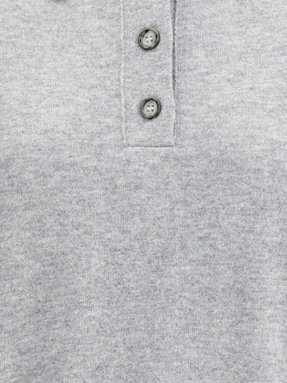 ALLUDE L wool polo sweater