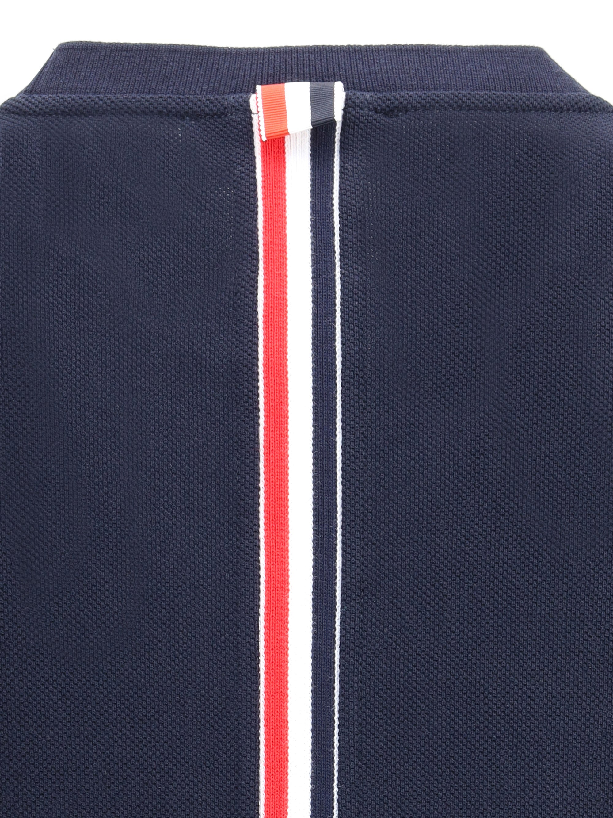 THOM BROWNE 38 t-shirt with iconic bands