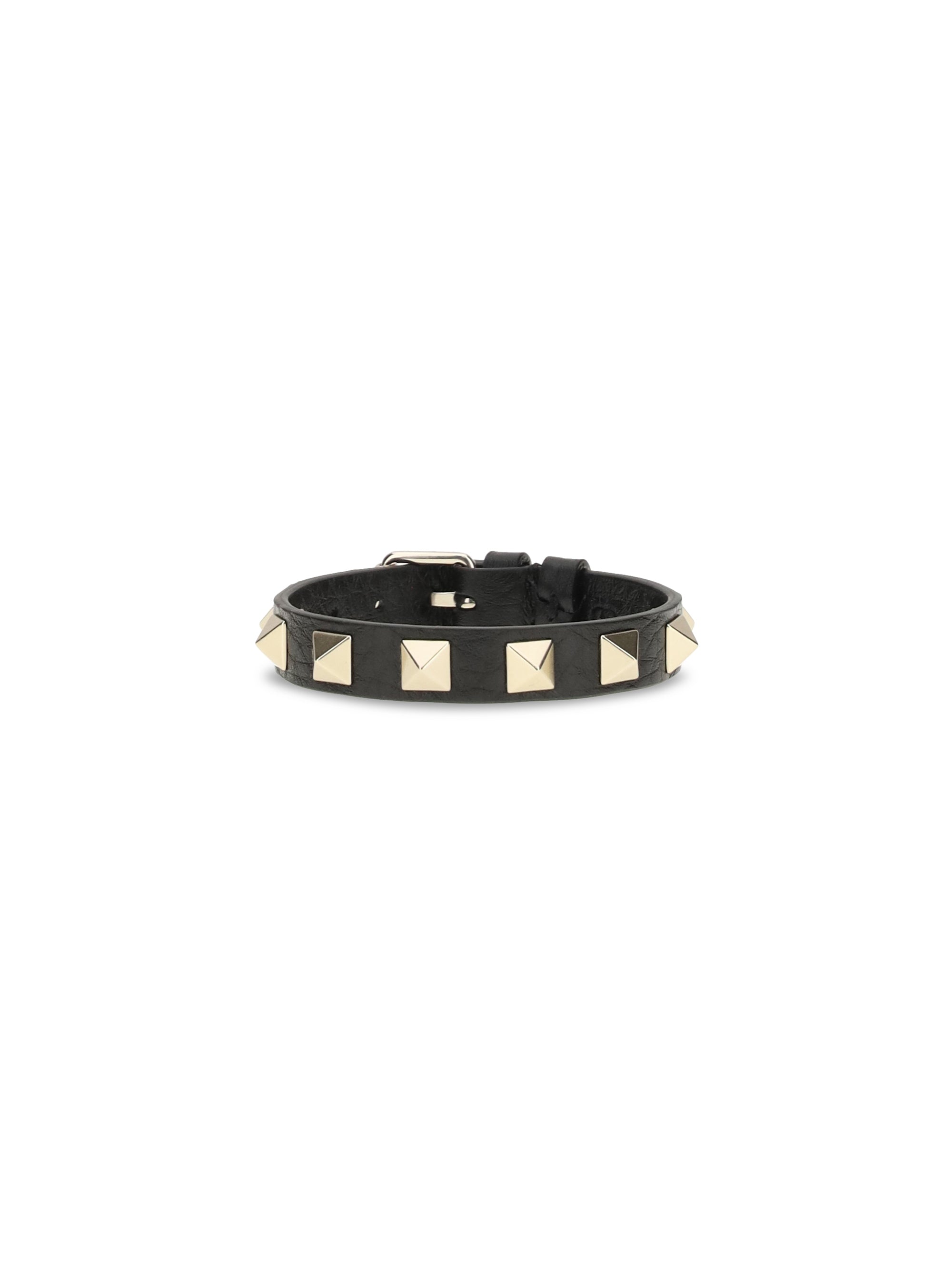 Valentino Garavani Studded Leather Bracelet | Modecraze – MODECRAZE