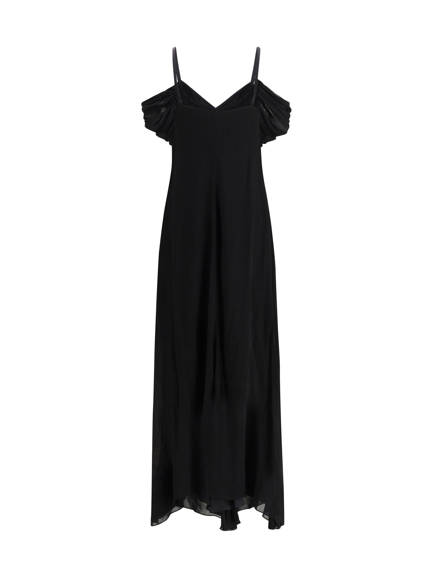 SAINT LAURENT 38 long short-sleeved dress