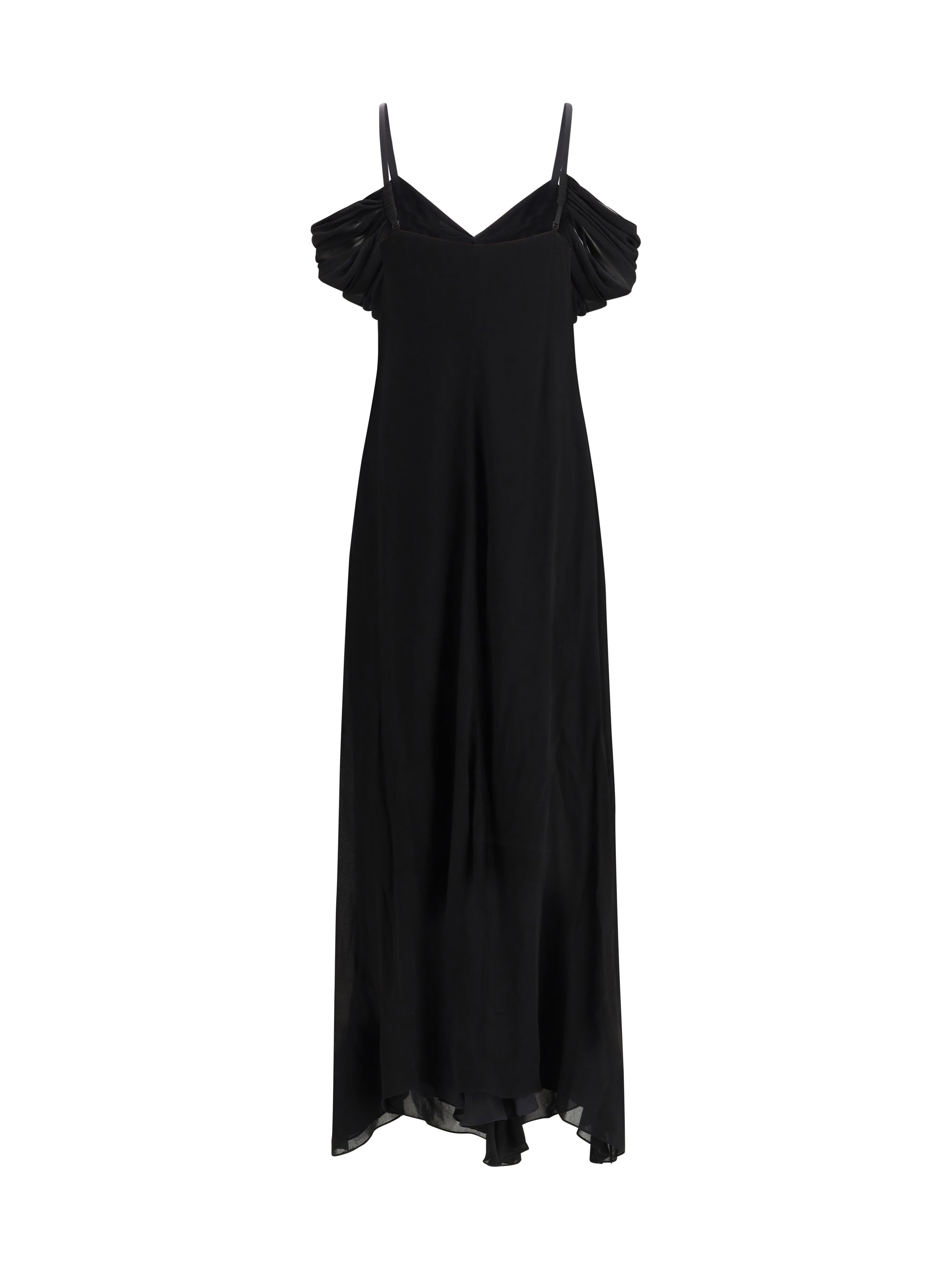 SAINT LAURENT 38 long short-sleeved dress