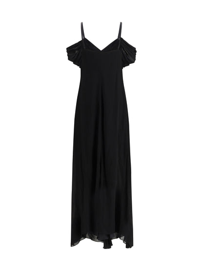 SAINT LAURENT 38 long short-sleeved dress