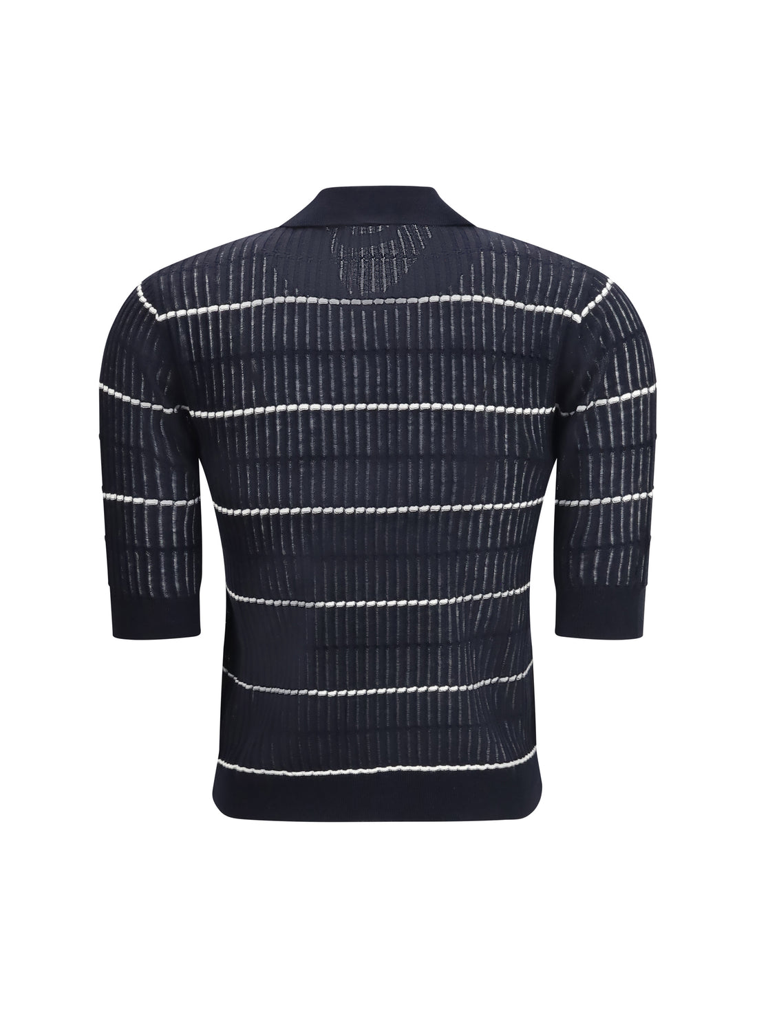 MAX MARA STUDIO L polo gallo in wool and silk
