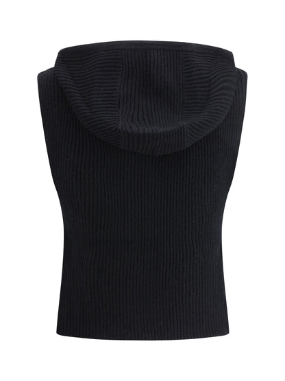 MAX MARA STUDIO L mescal hooded vest