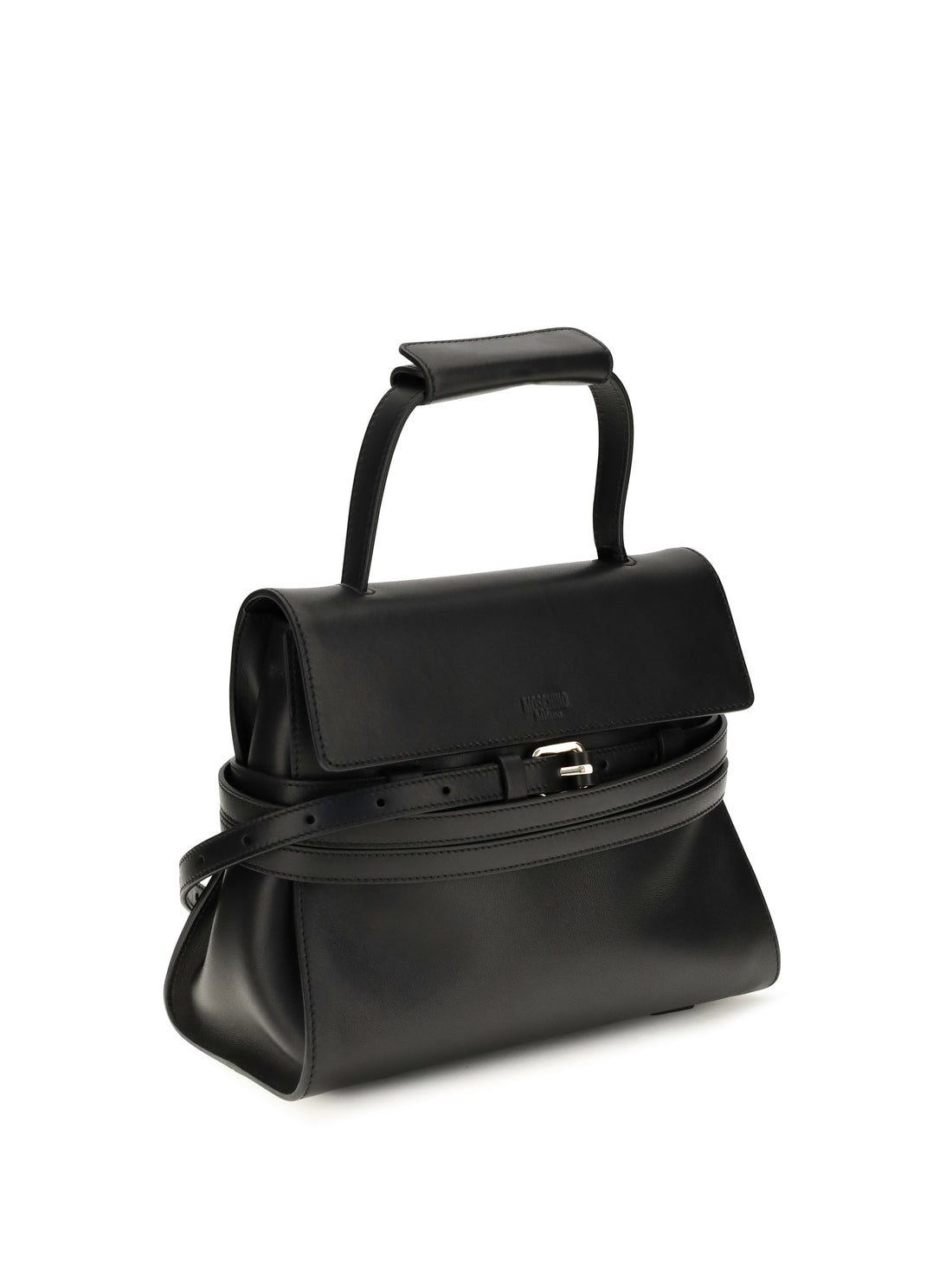 MOSCHINO OS buckle shoulder bag