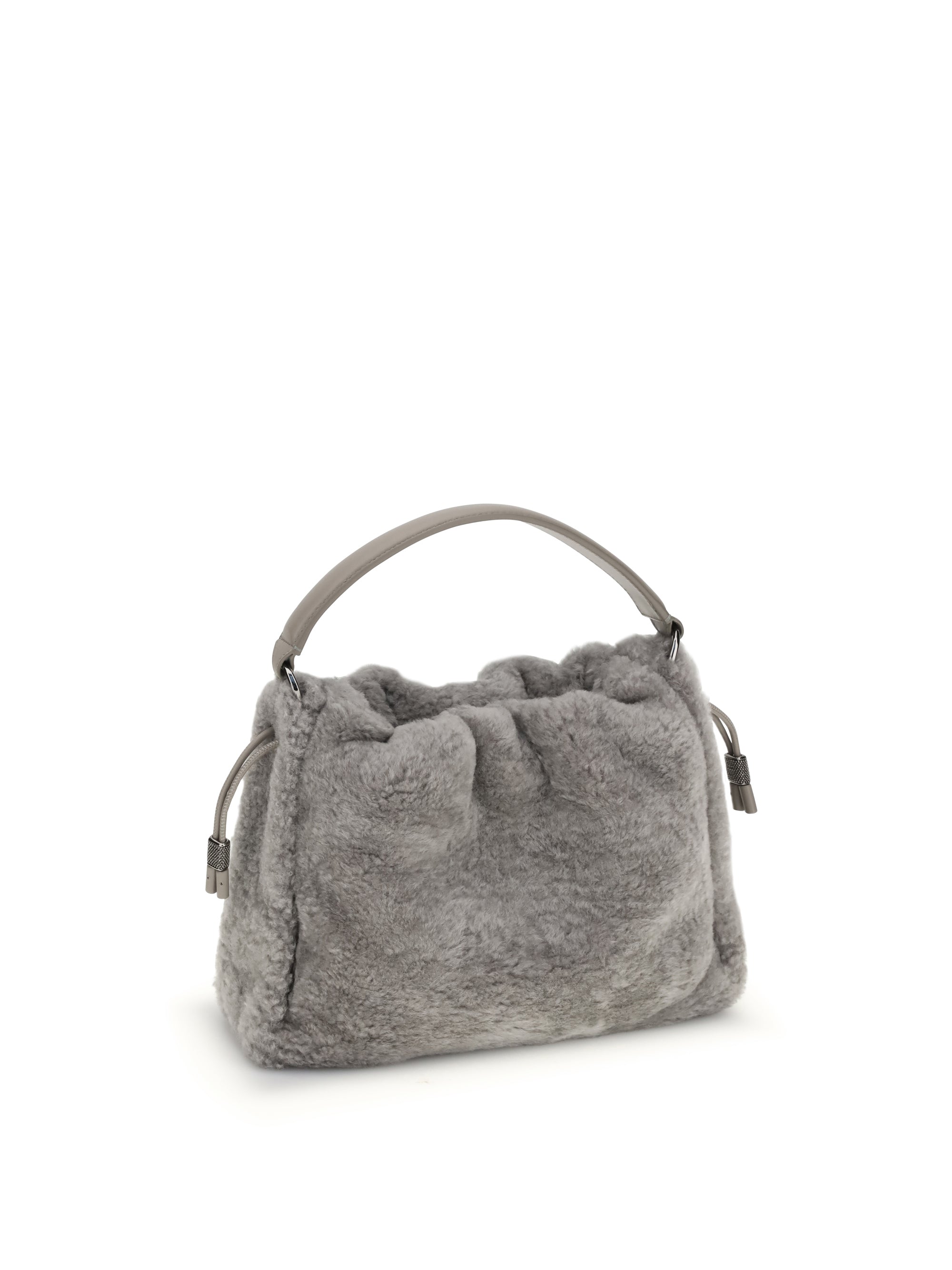 small shearling mellow shoulder bag