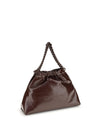 patent falabella shoulder bag