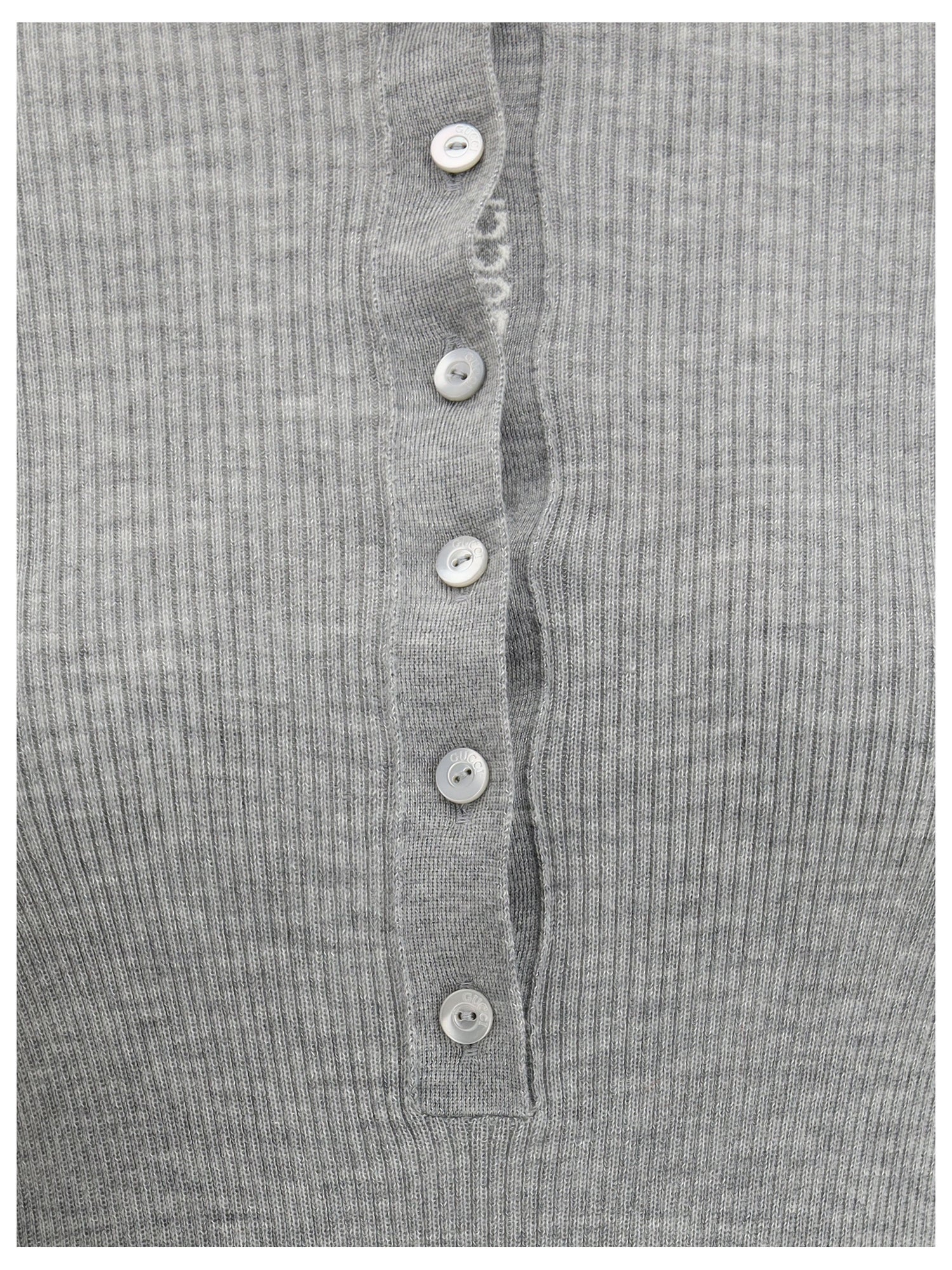 GUCCI M cashmere polo shirt