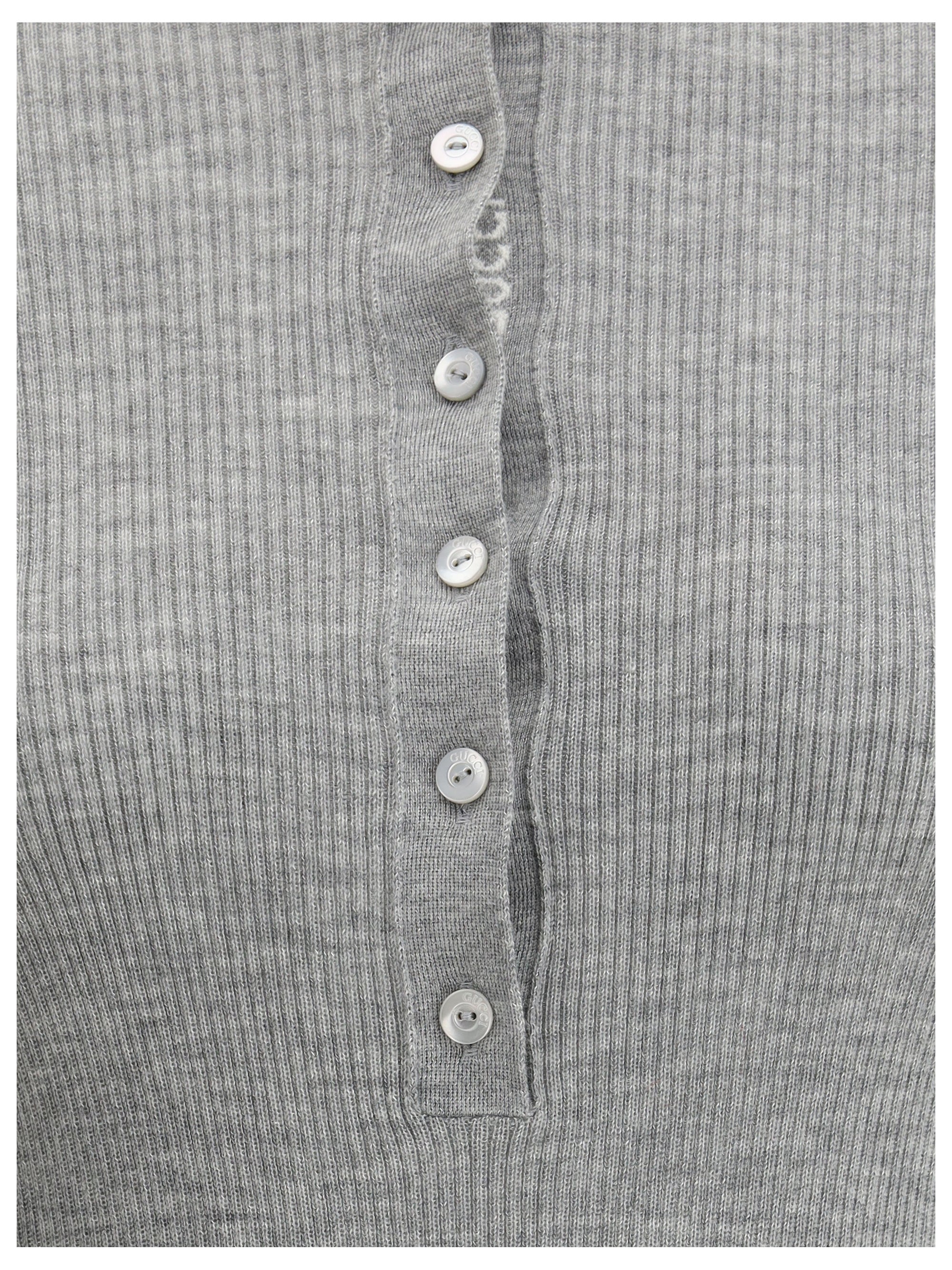 GUCCI M cashmere polo shirt