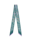printed silk twill scarf