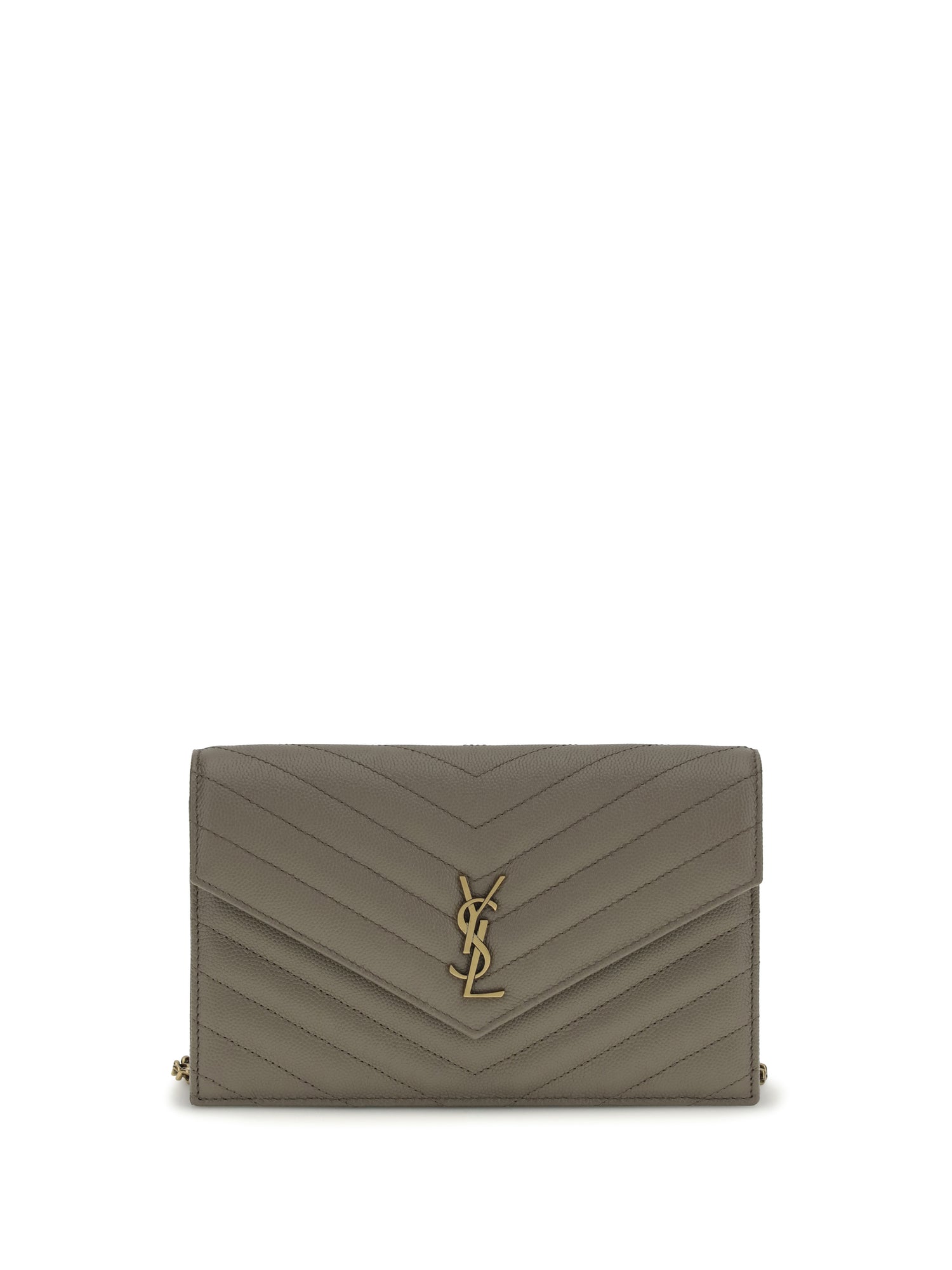 SAINT LAURENT OS cassandre envelope clutch