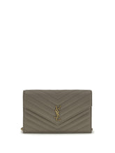 SAINT LAURENT OS cassandre envelope clutch