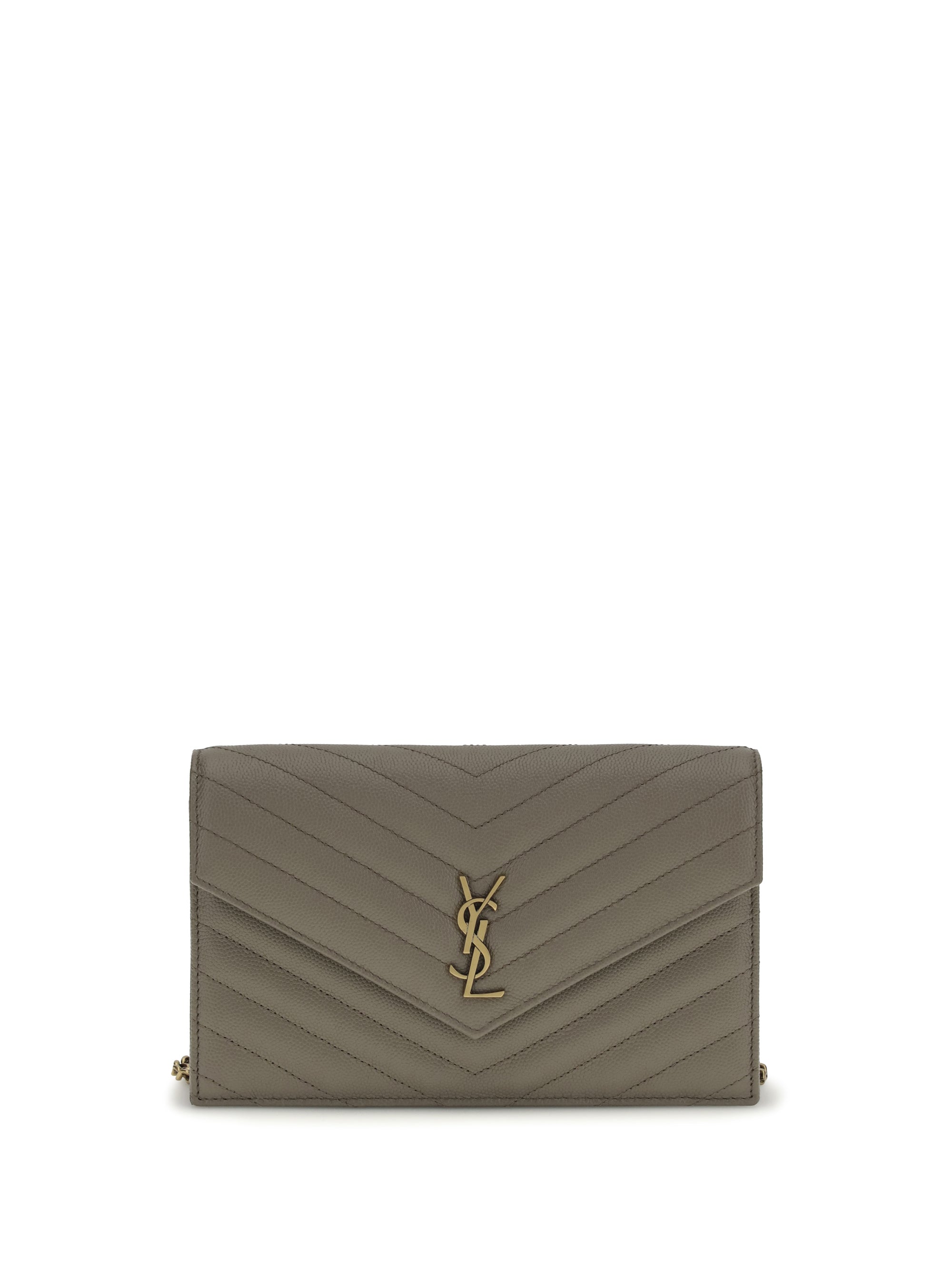 SAINT LAURENT OS cassandre envelope clutch