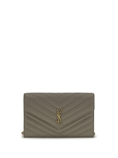 SAINT LAURENT OS cassandre envelope clutch