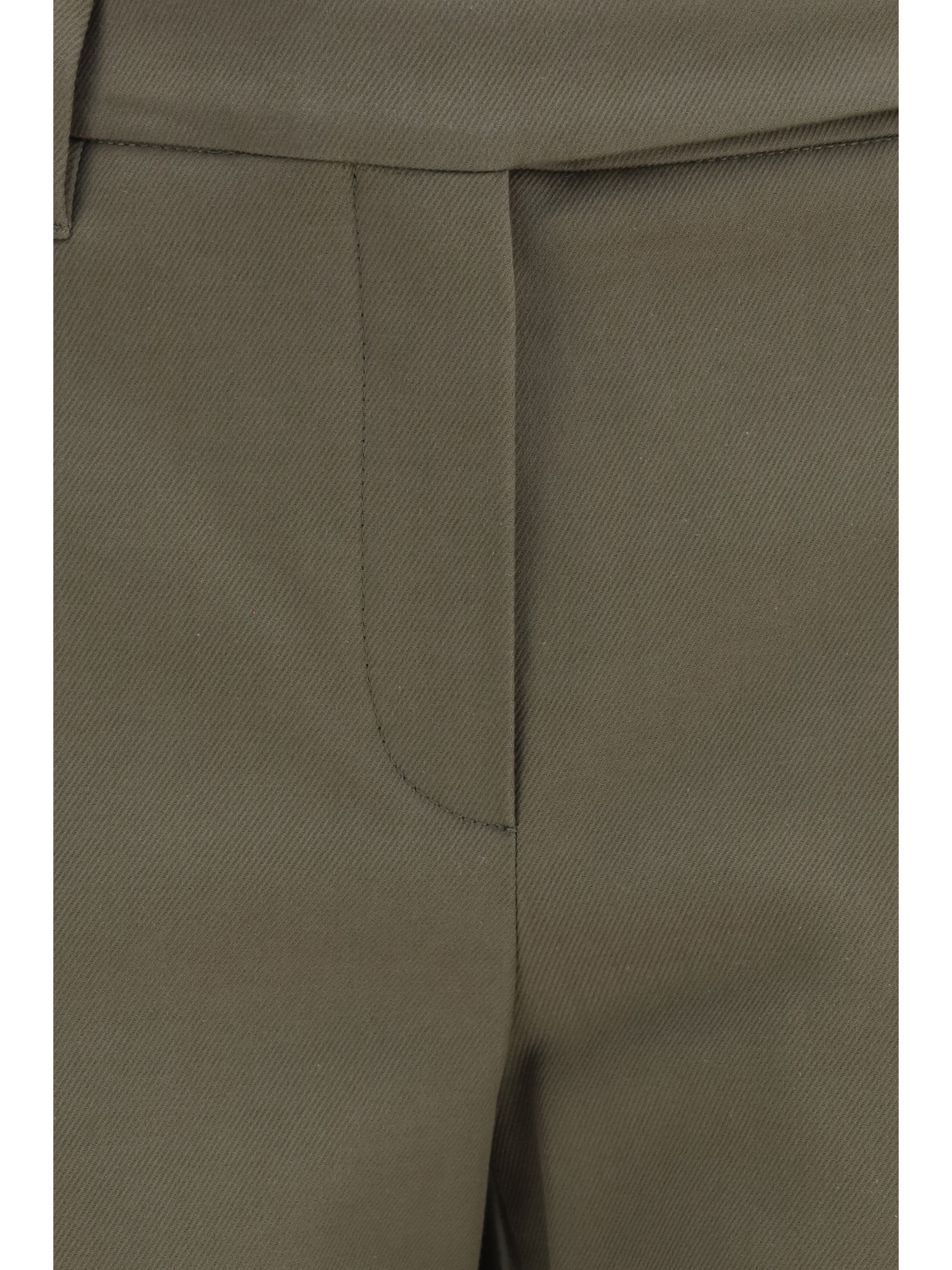 tailored cotton pants