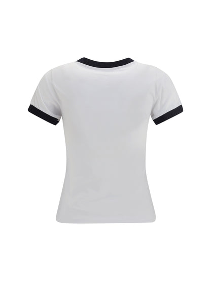 GANNI L cropped kitty t-shirt 