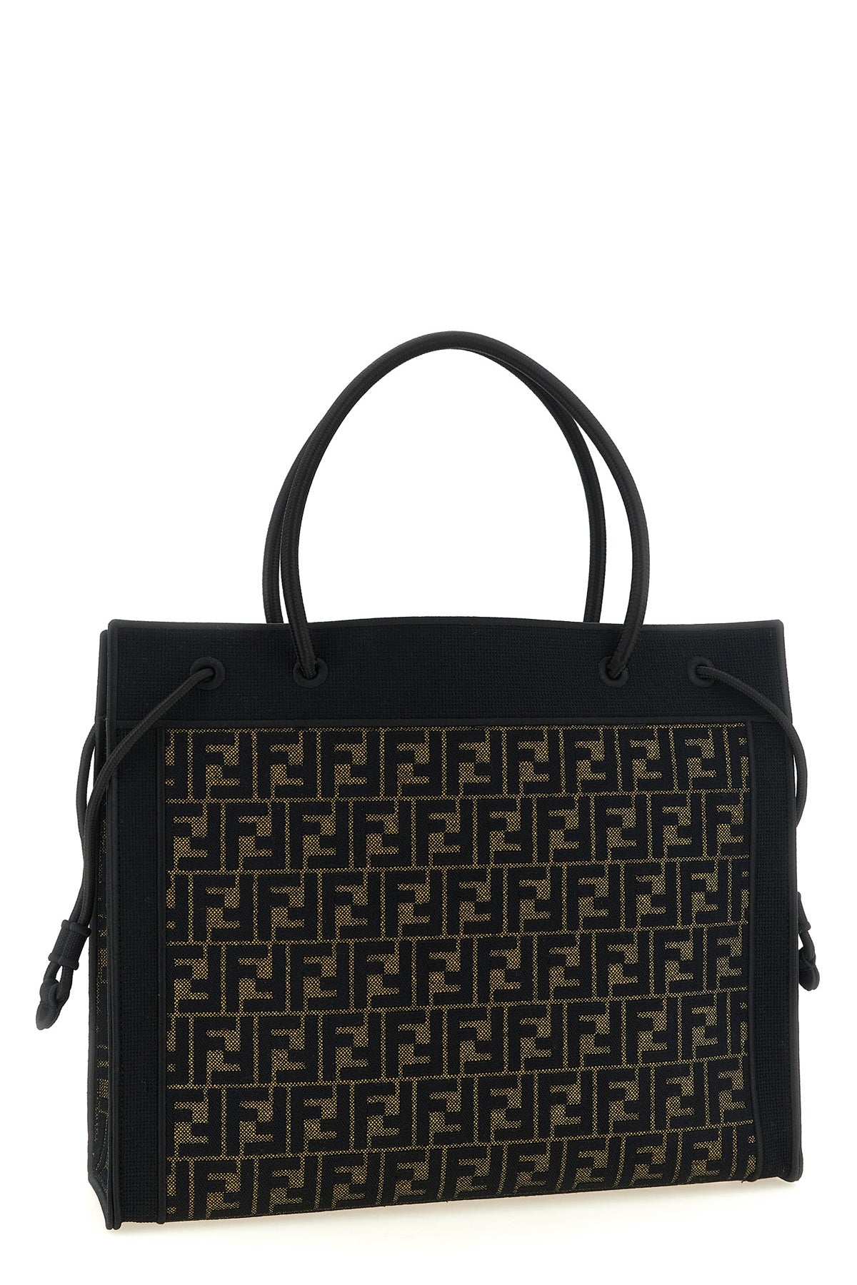 the large fendi magic shopping bag is distinguished by a structured and capaci