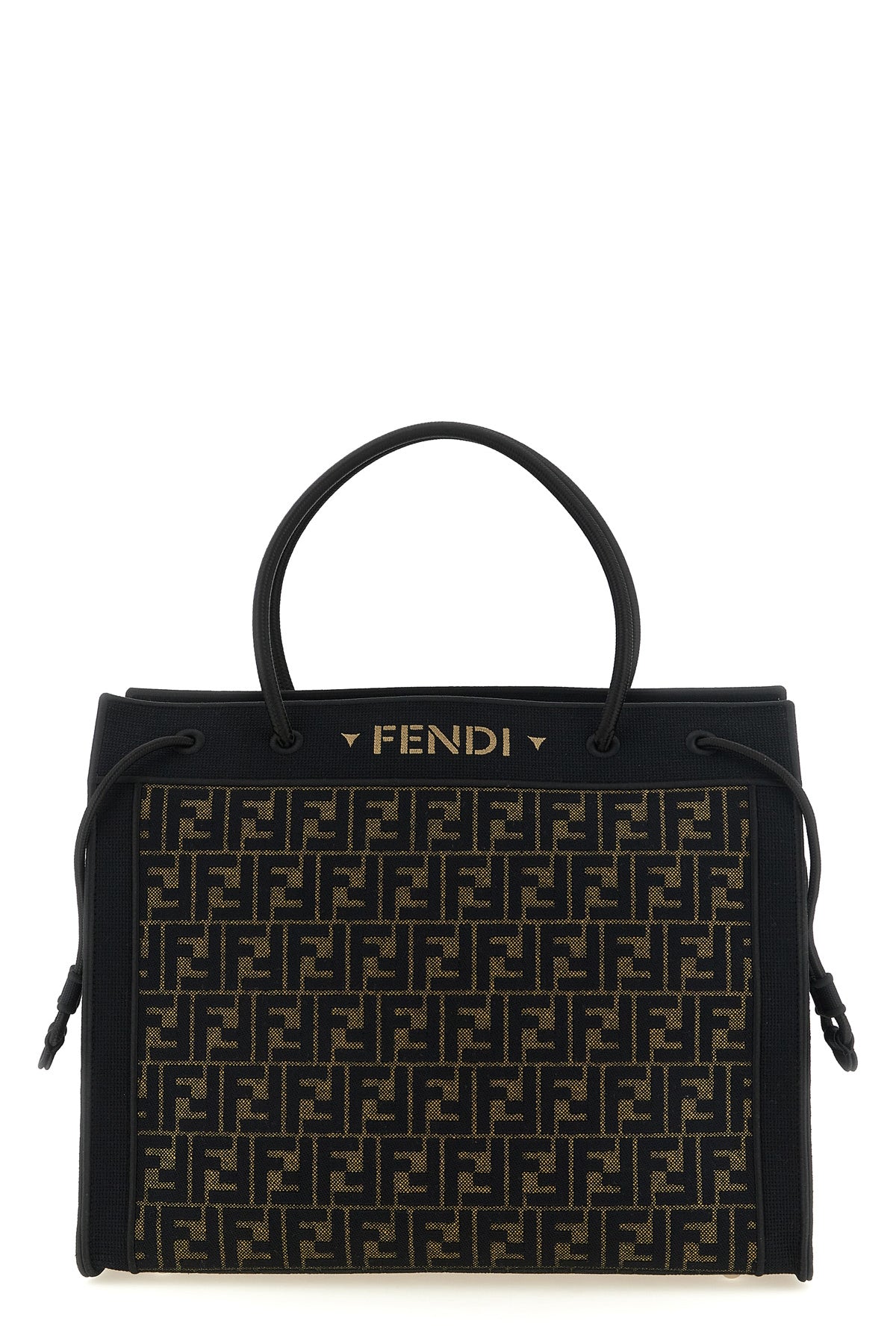 the large fendi magic shopping bag is distinguished by a structured and capaci